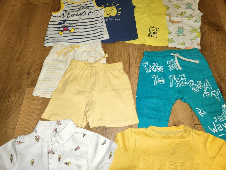 Paka na lato 9szt, modne, pasujące kolorystycznie rzeczy