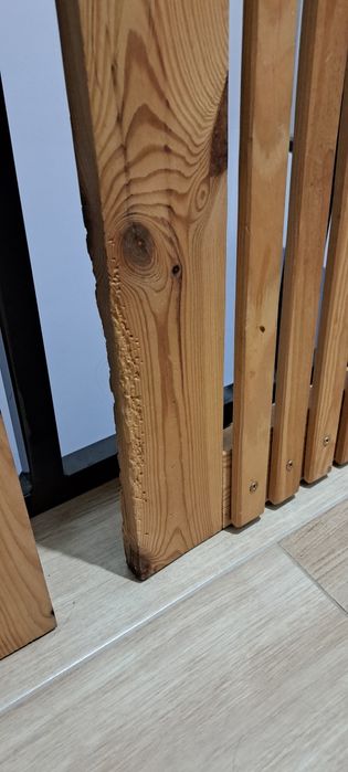 Drewniane bramki na schody