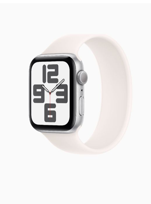 Apple Watch GPS, Caixa em alumínio prateado de 44 mm com Bracelete