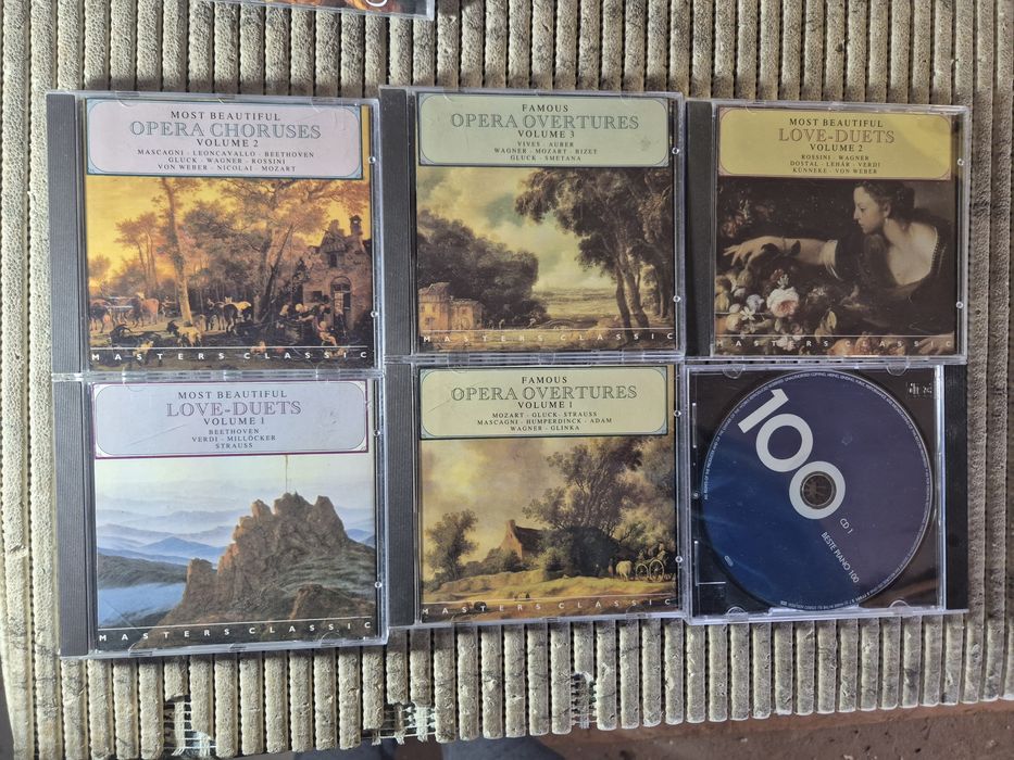 CD Бах Бетховен Шопен Брамс Гайдн Берліоз Моцарт Шуберт Ліст класика