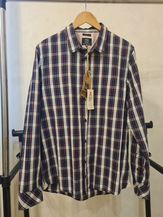 Рубашка сорочка мужская Quicksilver KRMSH133 MULLENS NAVY