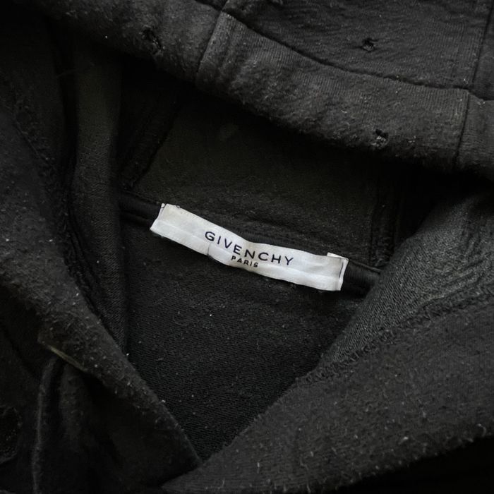 givenchy distressed hoodie