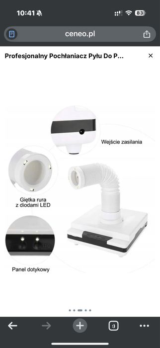 Polchlabiacz pyłu do paznokcji