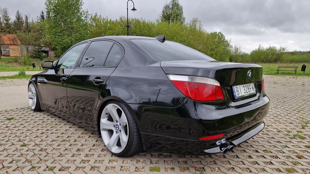 BMW E60 520i M54 LPG automat gwint stance daily gleba tuning zamiana