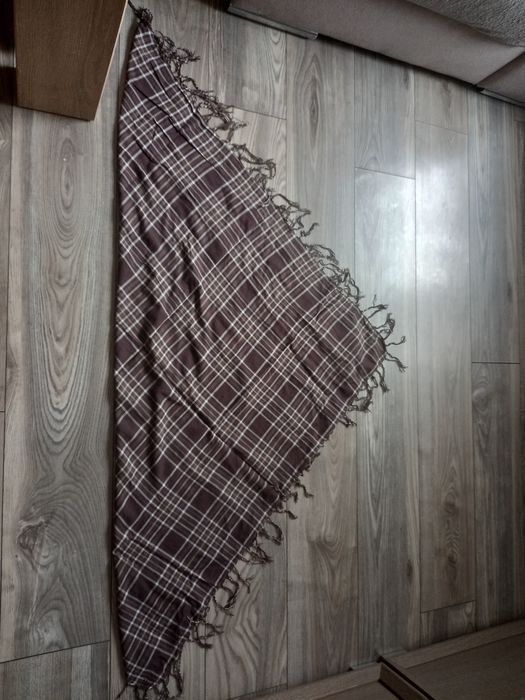 MARIE PHILLIPE 40/L skóra naturalna brąz na wiosnę nowa + chusta H&M