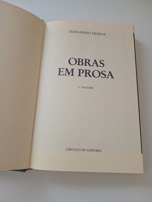 Livro de Fernando Pessoa - Obras em Prosa