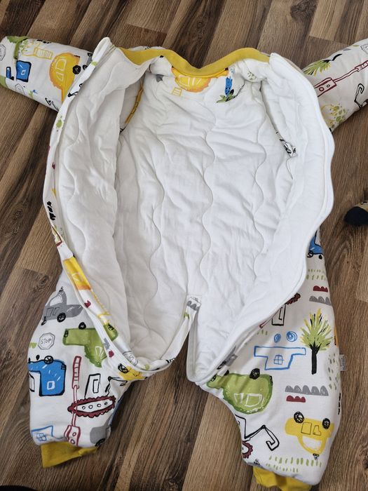 Śpiwór z nogawkami I odpinanymi rękawami, roz.80-86