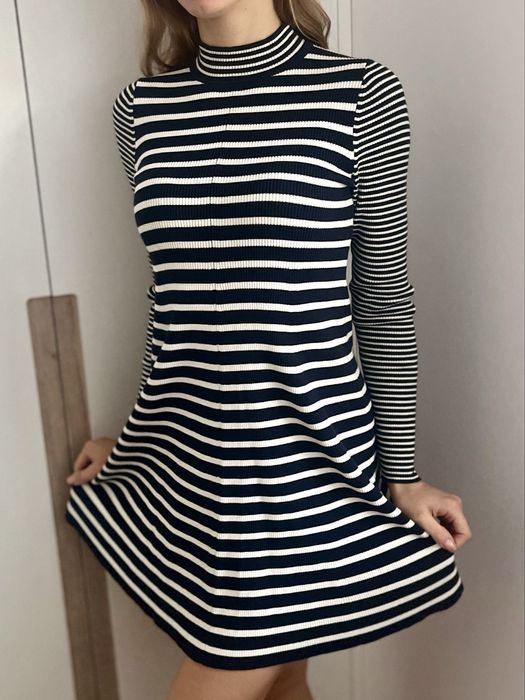 Piękna sukienka Tommy Hilgiger - granatowo-białe paski!