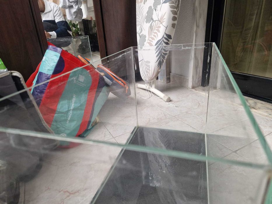 Aquário vidro extra claro - 60L