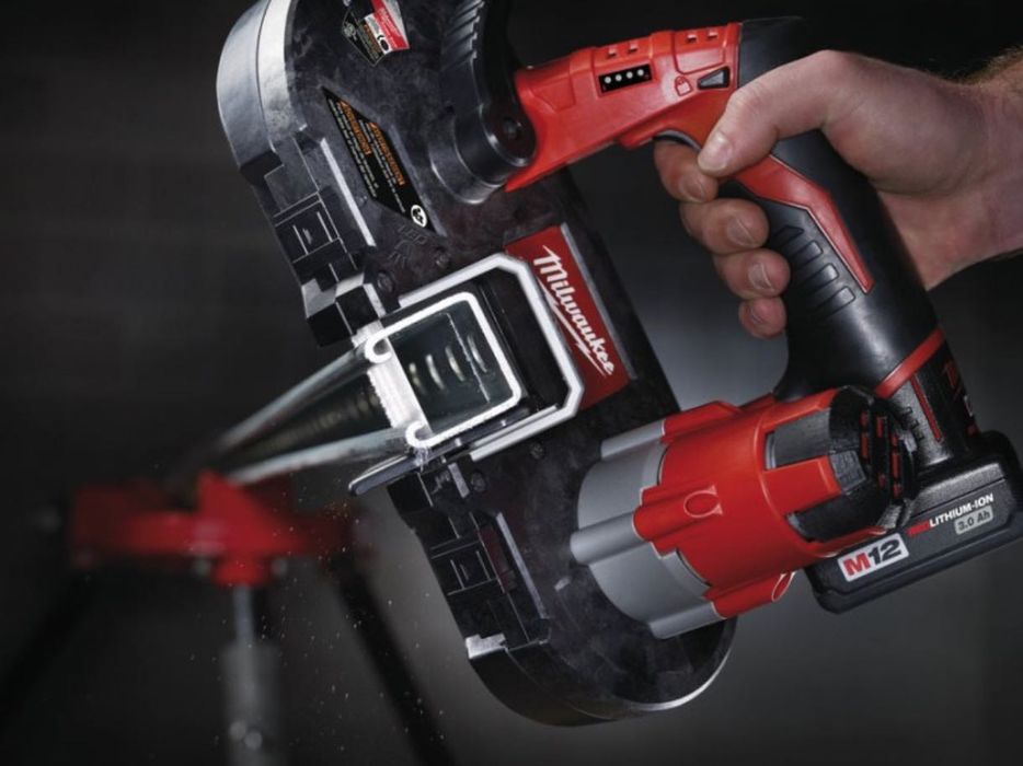 Пила стрічкова акумуляторна MILWAUKEE, M12 BS-0 (+ полотно)