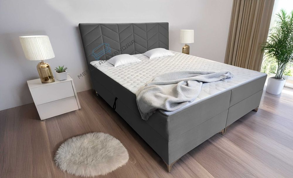 Łóżko kontynentalne GOLD 120, 140, 160, 180 PRODUCENT POCKET