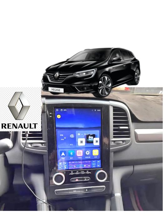 Rádio Android 14 com GPS Renault Mégane 4 (Novo)