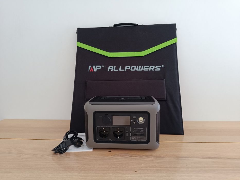 ENTREGA IMEDIATA: Kit Solar 600W (299Wh) LiFePO4 + Painel 100W - NOVO