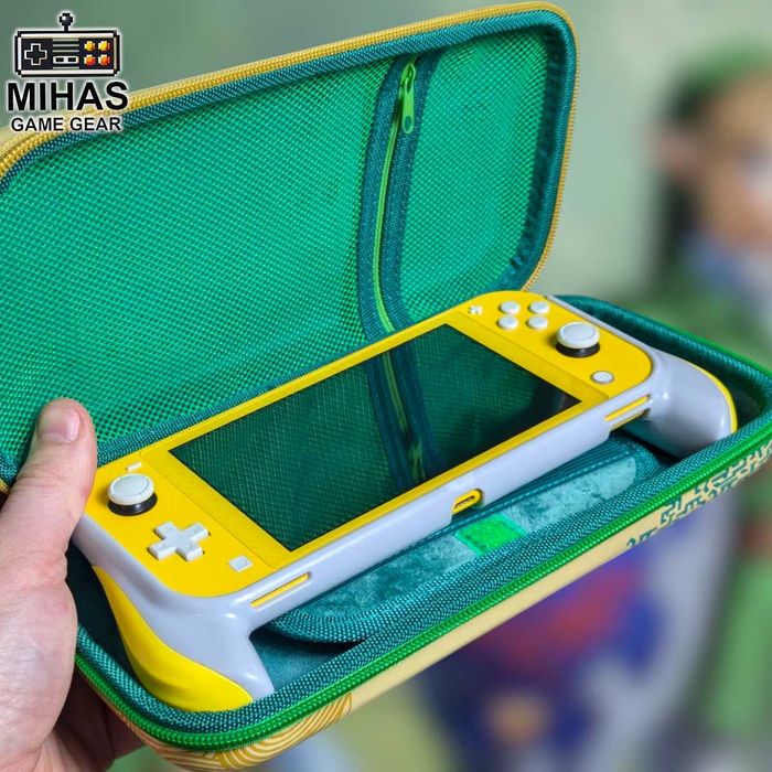 Чохол для консолі Switch Набір 4в1 - The Legend of Zelda стіки, скло