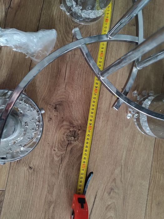Lampa żyrandol kryształ