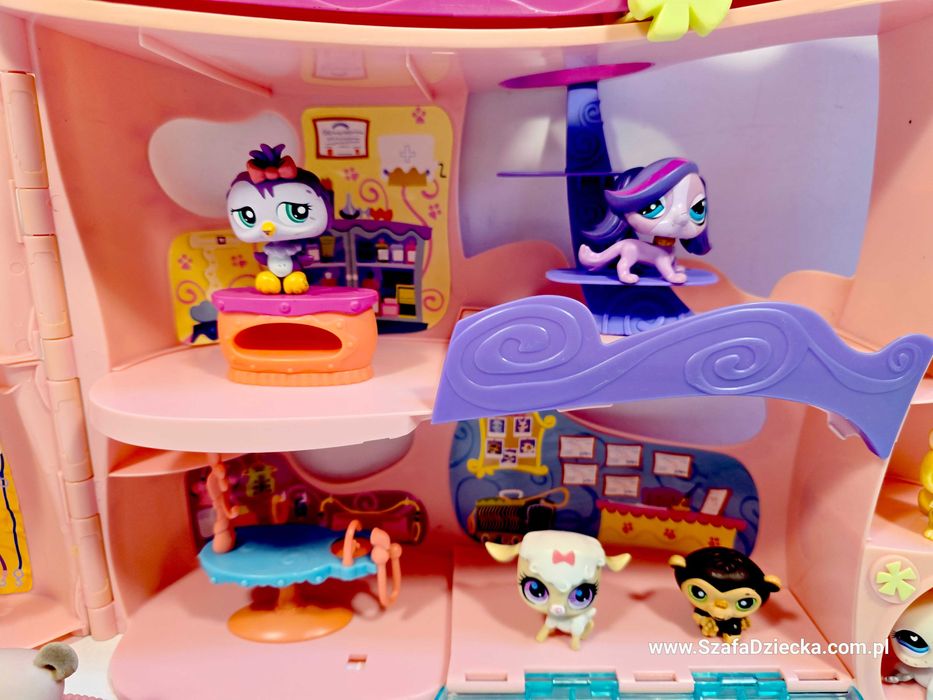 LITTLEST PET SHOP - Domek Centrum Adopcyjne + Figurki Lps + Akcesoria
