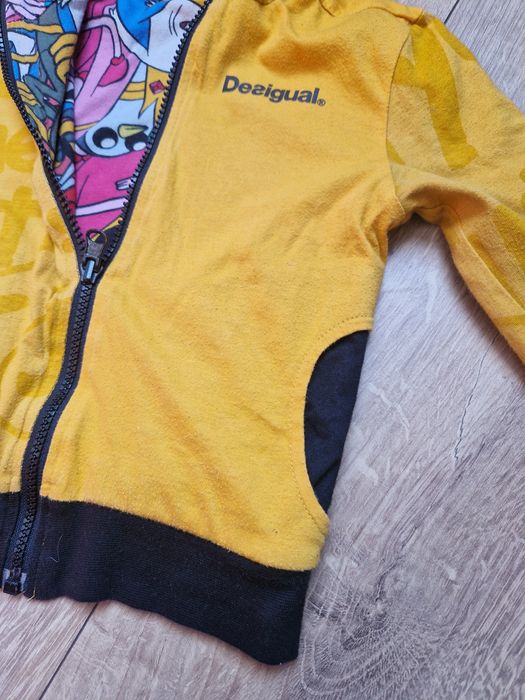 Bluza Desigual roz. 92cm 2-3lata z kapturem
