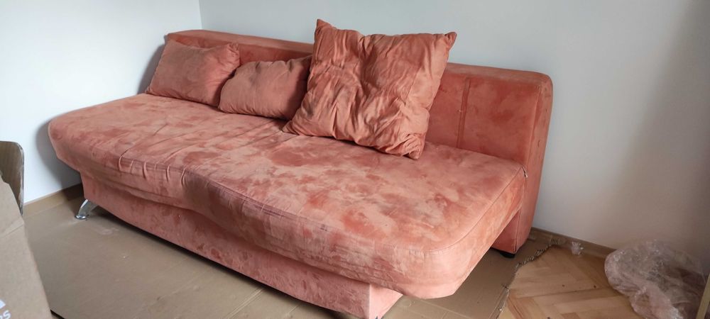 Rozkładana sofa , dwa fotele