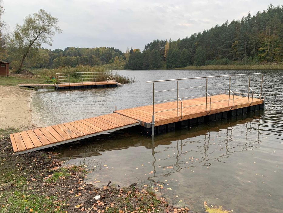 Pomost pływający 2x6 m aluminiowy – modułowy