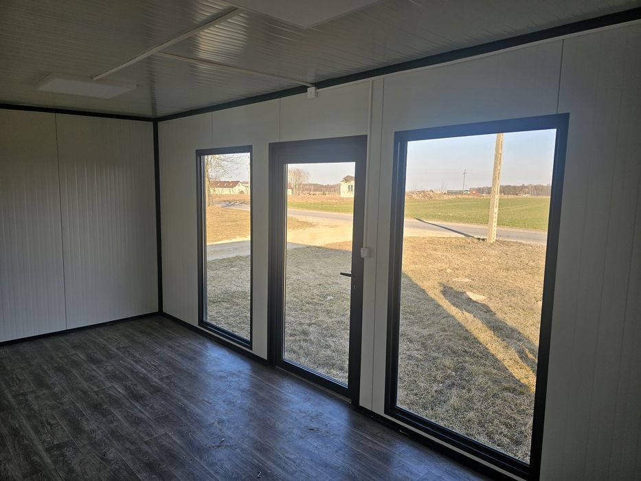 Pawilony 6m x 3m Handlowo Usługowe Kontenery Biuro Kiosk Komis