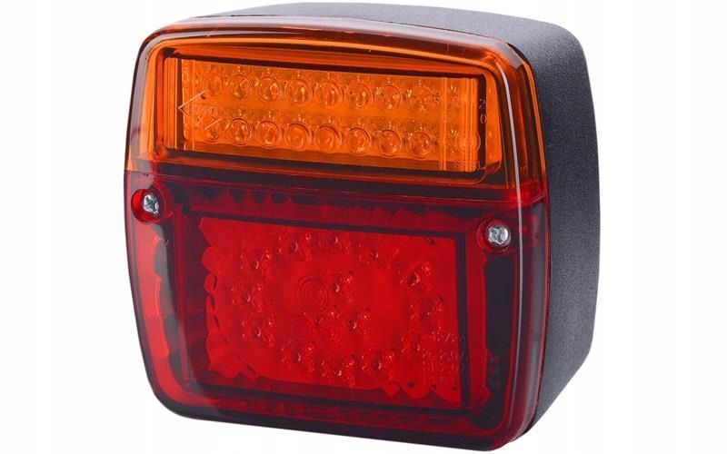 LAMPA TYLNA LED DO TRAKTORA 12/24V PRZEWÓD 1M