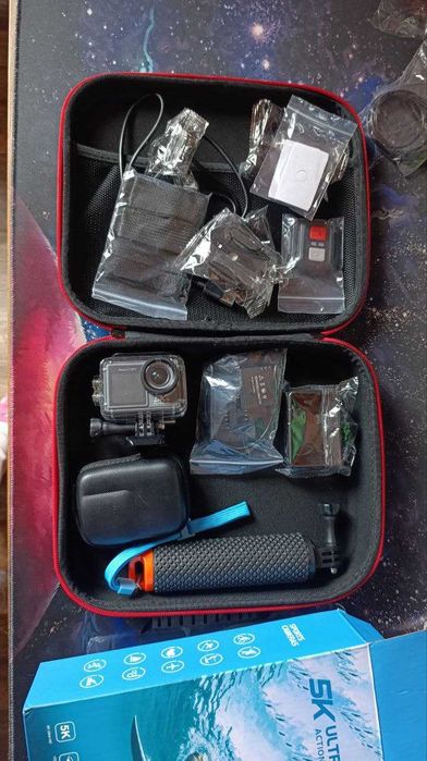 Экшн-камера 5K 4K 60 кадрів в секунду с двума сенсорними IPS-дисплеями