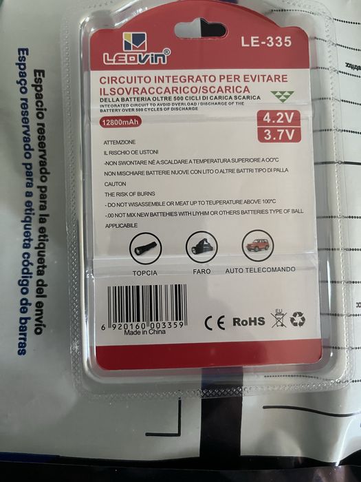 Bateria 18650 ultra potente