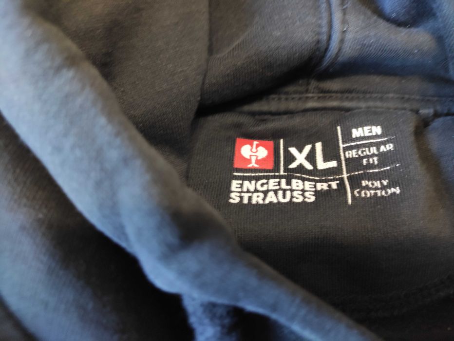 Męska bluza robocza dresowa z kapturem Engelbert Strauss r. XL new