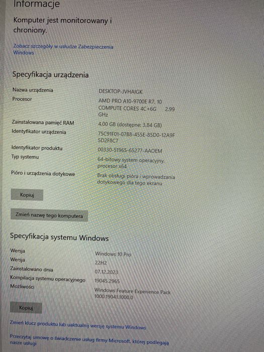 HP Elitedesk minikomputer