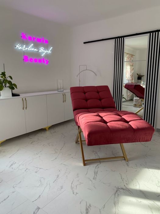 łóżko kosmetyczne, Lezanka do rzęs, Łóżko anatomiczne.