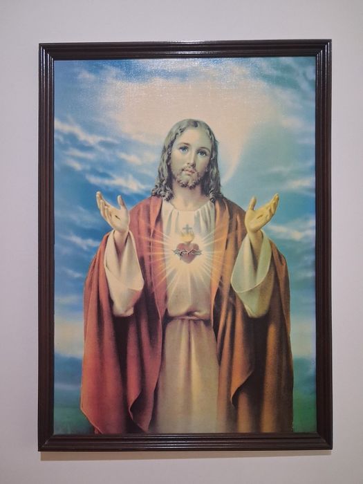 Quadro Religioso Sagrado Coração de Jesus