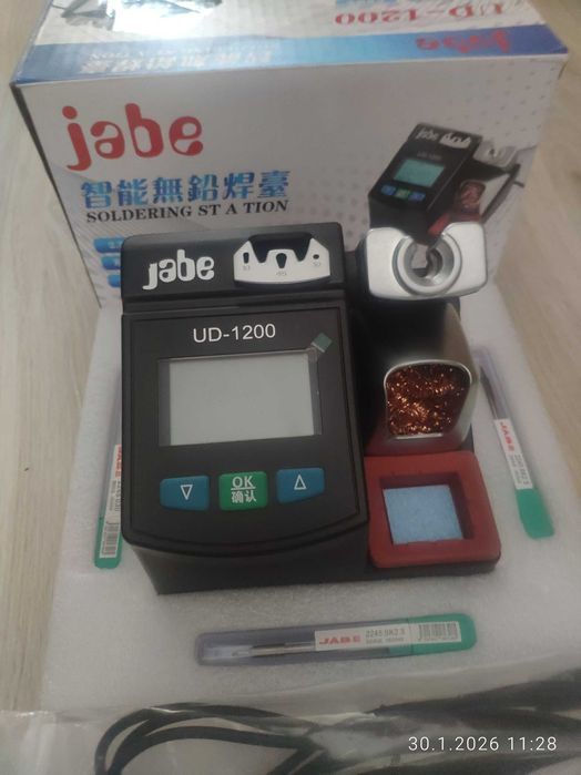 JABE UD-1200 stacja lutownicza 130W C245 + 3 groty