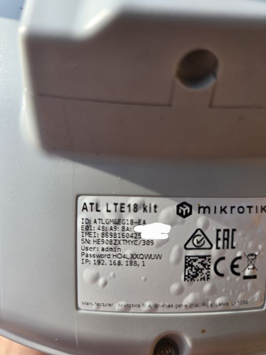 MikroTik ATL LTE18 + CISCO Aironet l 1121G