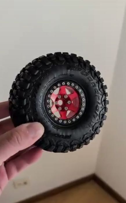 Jantes RC crawler/ scale com pneus