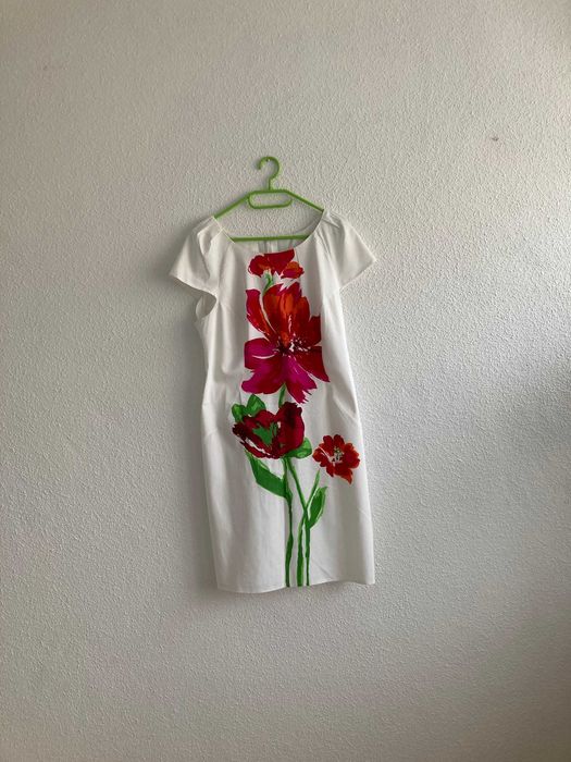 sukienka na lato z bawełny roz, 40