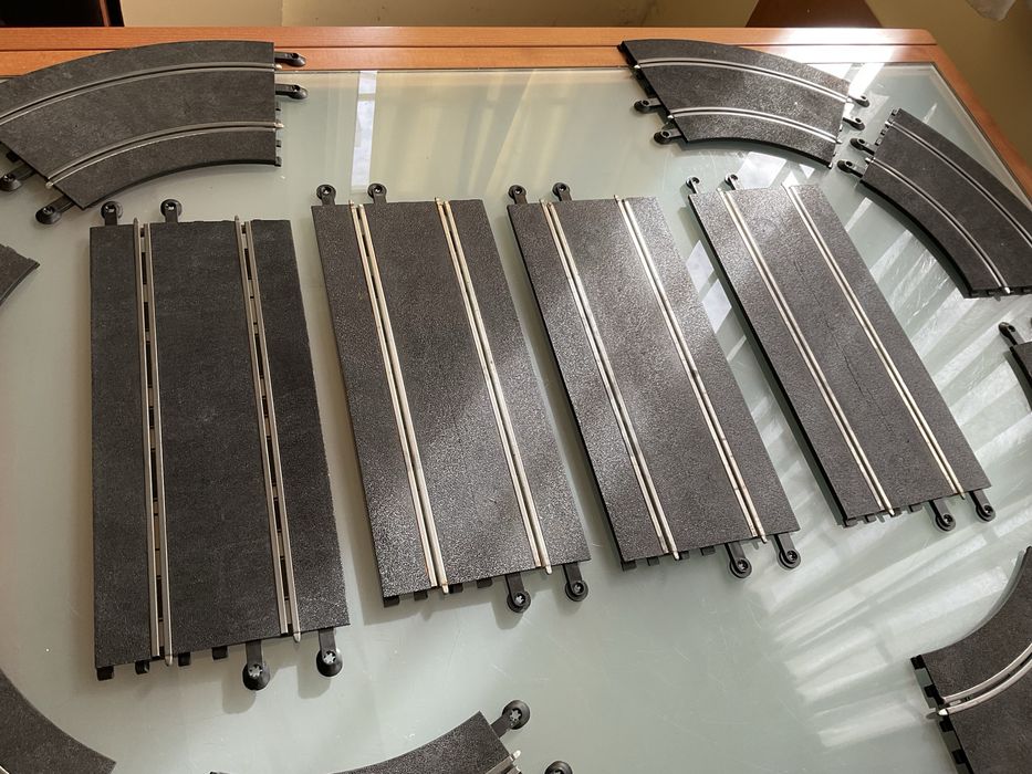 Scalextric Scx retas e curvas lote