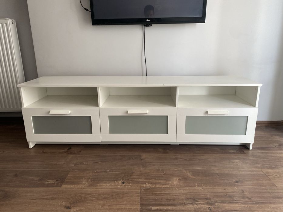IKEA Szafka rtv Brimnes z 3 szufladami