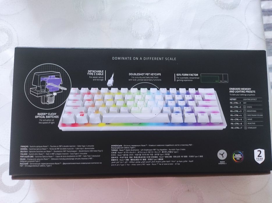 Pack Teclado Razer Huntsman Mini+rato Razer
