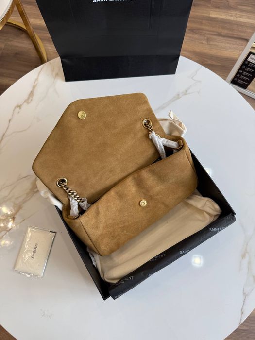 Сумка YSL Yves Saint Laurent Calypso замшева люкс
