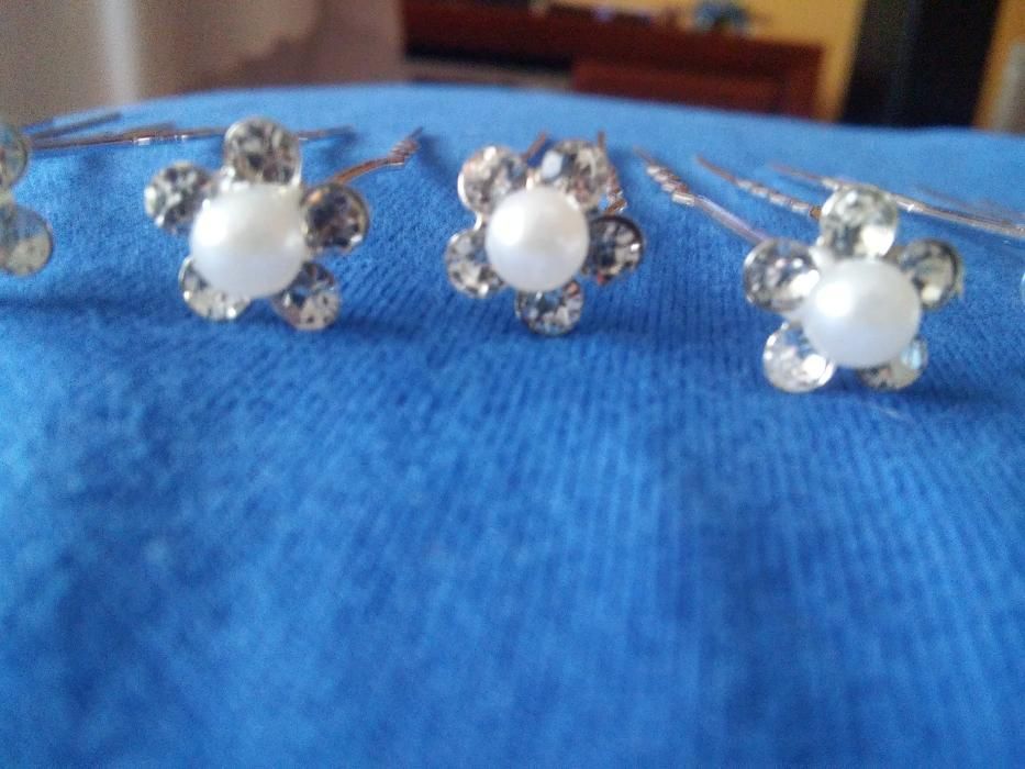 Urocze szpilki, kokówki, wsuwki, spinki ozdobne, Biżuteria ślubna