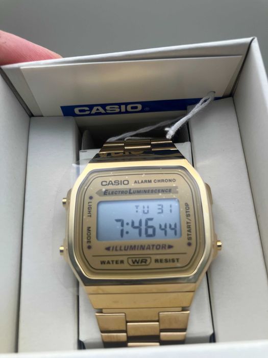 NOWY Casio Vintage A168WG | Złoty Klasyk | Unisex | Real Photo