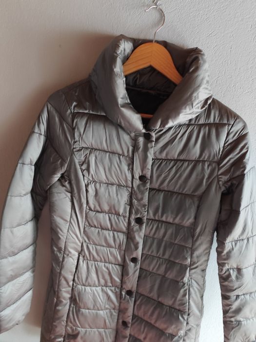 Pikowany lekki płaszcz długa kurtka esmara wiosenny płaszcz  36/38 s/m