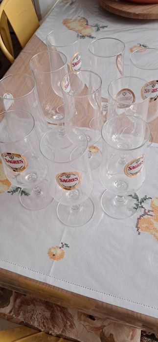 10 copos de pé alto