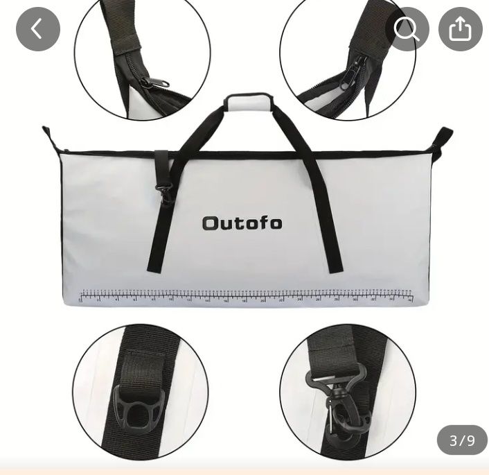 Bolsa Térmica para peixe 102x42cm