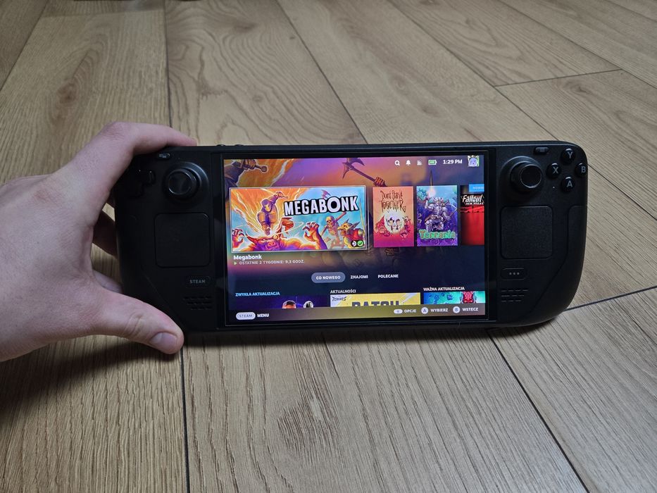 STEAM DECK OLED 512GB ( z gwarancją ) oraz karta SD 1TB Lubawa