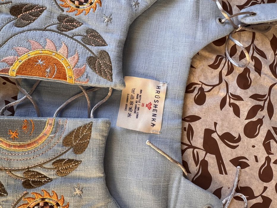 Корсет з вишивкою «Соняшник» Hrushenka