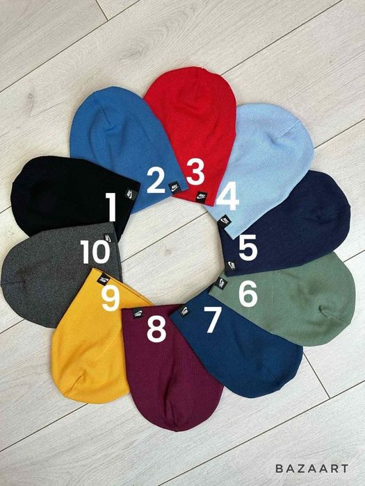 Шапка рубчик подвійна на хлопчиків мальчиков трикотаж 46 48 50 52 54 5