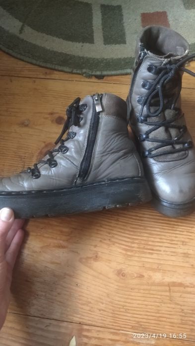 Черевики зимові,шкіряні,носилися два сезони,