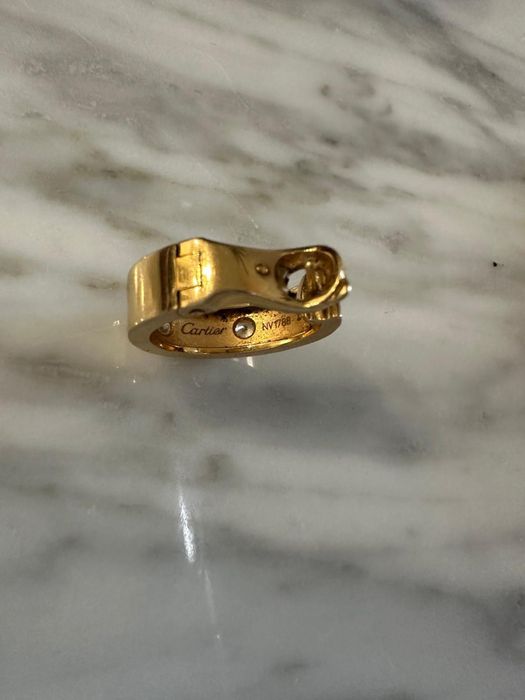 Cartier Love original em ouro 18K com diamantes – peça rara