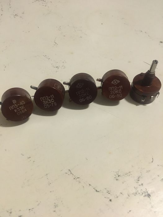 Резисторы ппб-15г 6,8кОм, пп3, пп2, Транзисторы кт п мп разные уточня ...